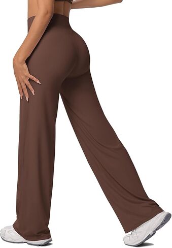 MEIVSO Womens Wide Yoga Pants High Waisted Butt Lifting Leggings Seamless Gym Bottoms in Saudi Arabia