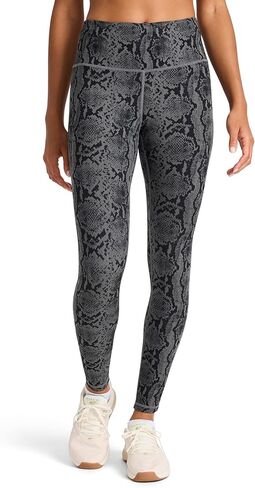 Reebok Women's Id Train Snake Print Pant, Slim Fit, 26" Inseam, Moisture-Wicking in Saudi Arabia