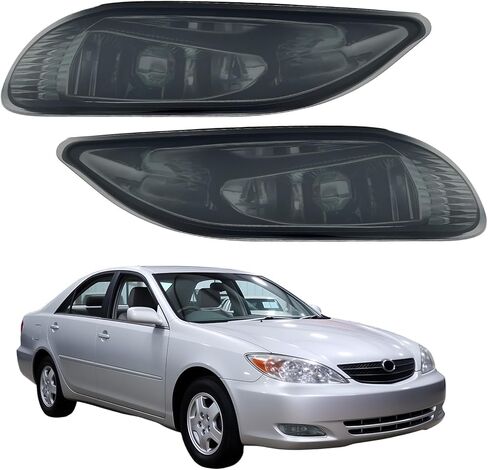 Driving Fog Lights Compatible with Toyota Camry 2002-2004/ Corolla 2005-2008/ Solara 2002-2003 Bumper Fog Lamps with Halogen Bulb & Switch and Wiring Kit in Kuwait
