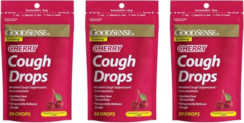 Good Sense Cough Drops Cherry - 30 Drops in Saudi Arabia