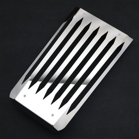 Skull Motorcycle Steel Chrome Skull Radiator Grill Cover Guard Protector For Honda Fury VT1300 2010-2016 (silver) in Saudi Arabia