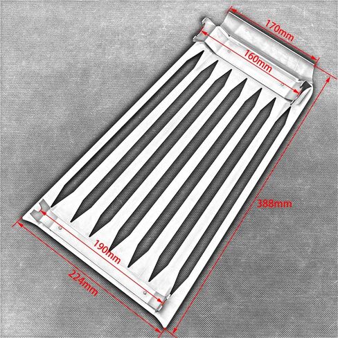 Skull Motorcycle Steel Chrome Skull Radiator Grill Cover Guard Protector For Honda Fury VT1300 2010-2016 (silver) in Saudi Arabia