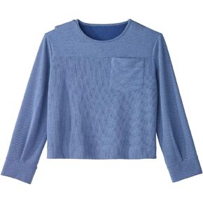 Silverts Women's Open Back Long Sleeve Top in Kuwait