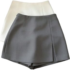 Women's Slit Front A Line Skorts High Waisted Mini Shorts Dressy Casual Shorts Summer Outfits in Kuwait