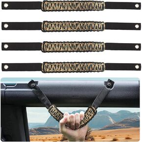 4 Pack Roll Bar Grab Handles, Ford Bronco Interior Accessories, Compatible with Ford Bronco 2021 2022 2023 2024 2/4 Door (Not Compatible with Bronco Sport) in Saudi Arabia