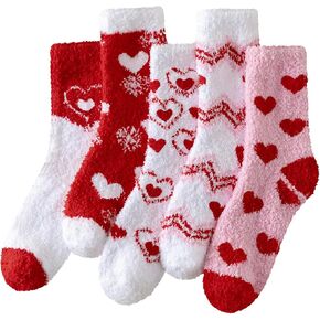 Clothirily Fuzzy Socks for Women, Fluffy Socks Womens, Soft Cozy Slipper Sock for Women, Warm Womens Winter Sleeping Sock in Kuwait