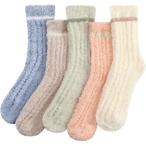 Tavaleu جوارب نسائية غامضة جوارب منفوشة للنساء شتوي دافئ ناعم شبشب جورب نوم للنساء in Kuwait