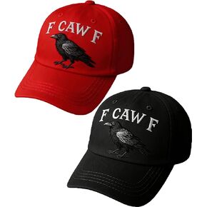 Vintage Crow Hat 2026 Gothic Black Bird Cap Men Adjustable Embroidered Soft Washed Baseball Caps Unisex Design in Saudi Arabia