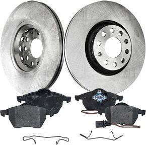 Replacement Front Brake Disc and Pad Kit fits Audi A6 2000 2.8L V6 (312mm, From Ch# 4B-X-130 001, Sport Suspension) in Kuwait