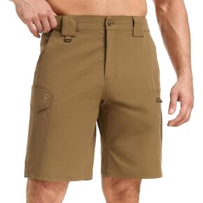 Men's Tactical Shorts 10.5" Ripstop Water Resistant Outdoor Cargo Shorts for Hiking Camping with 6 Pockets in Kuwait