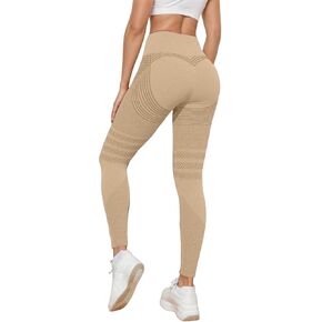 Compression Leggings Women Anti Cellulite Tummy Control Butt Sculpting Leggings High Waist Seamless Sports Yoga Pants in Saudi Arabia