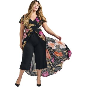 Avenue Women's Plus Size Glam Jumpsuit in Saudi Arabia