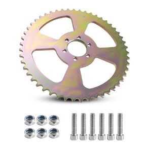 سلسلة خلفية 50T ضرس 6 فتحات #420 لحافة عجلة 6 بوصة تناسب Coleman CT100U CC100X Baja DB30 Monster Mega Moto Motovox MBX10 دراجة صغيرة in Kuwait