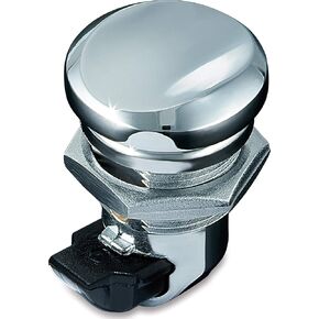 Kuryakyn Push Button Fuel Door Latch, Gloss Black in Kuwait