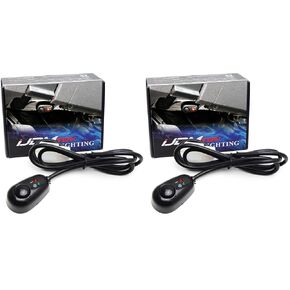iJDMTOY (1) مفتاح ضغط على شكل قطرة ماء 12 فولت مع مصابيح مؤشر LED حمراء/أخضر متوافقة مع مصابيح الضباب، DRL، شريط إضاءة LED، إلخ in Saudi Arabia