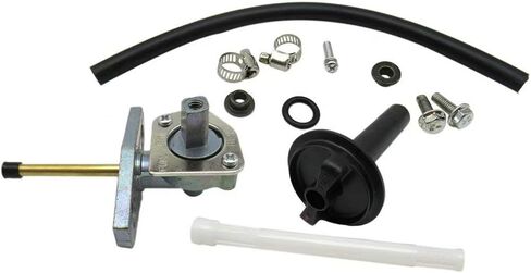 Fuel Valve Petcock with Lever Screw for 2007-2013 Honda Rancher 420 TRX420FE 4x4 ES/420 TRX420FM 4x4/420 TRX420TE 2x4 ES/420 TRX420TM 2x4 16950-HN7-003 16950-HM8-003 in Saudi Arabia