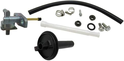 Fuel Valve Petcock with Lever Screw for 2007-2013 Honda Rancher 420 TRX420FE 4x4 ES/420 TRX420FM 4x4/420 TRX420TE 2x4 ES/420 TRX420TM 2x4 16950-HN7-003 16950-HM8-003 in Saudi Arabia