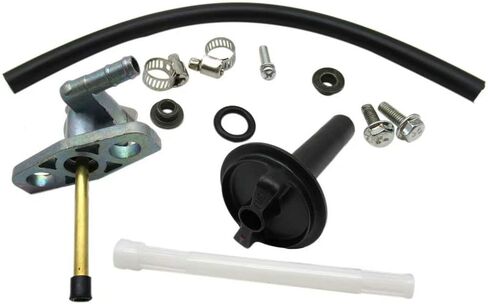 Fuel Valve Petcock with Lever Screw for 2007-2013 Honda Rancher 420 TRX420FE 4x4 ES/420 TRX420FM 4x4/420 TRX420TE 2x4 ES/420 TRX420TM 2x4 16950-HN7-003 16950-HM8-003 in Saudi Arabia