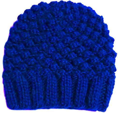 BIBITIME Winter Warm Cap Women Girl Knitting Beanie Grandma Handmade Knitted Hat in Saudi Arabia