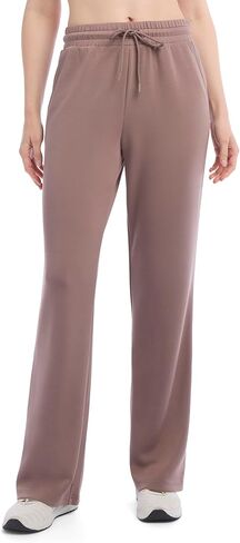Danskin Women's Cloud Flare Leg Sweatpants with Adjustable Drawstring in Saudi Arabia