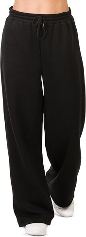 بنطلون رياضي نسائي من الصوف بأرجل واسعة مع جيوب من Sofra in Kuwait