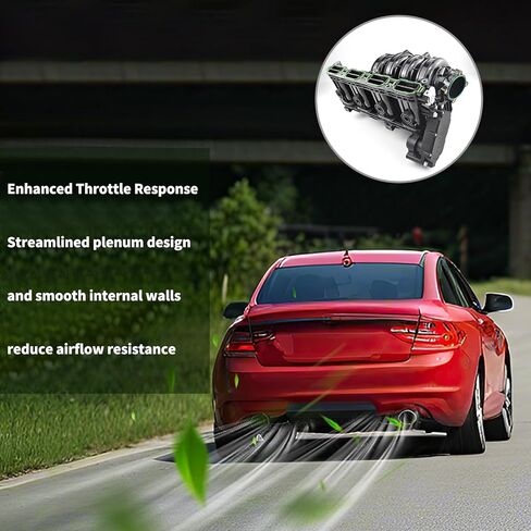 Engine Intake Manifold w/Motor Kit 283102GGA0 Fit For Hyundai Tucson 18-21 Santa Fe 17-20 Sonata 15-19 Kia S-p-ortage 17-22 Optima 16-20 Sorento 16-20 L4 2.4L Intake Manifold Runner Control Motor in Kuwait