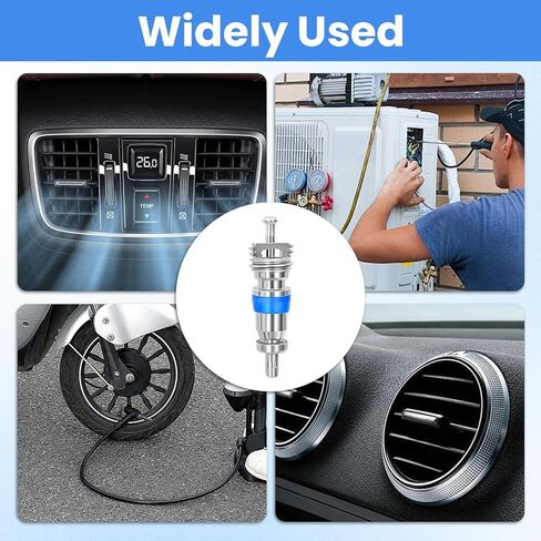 50 قطعة بديلة لصمام التيار المتردد، قلب صمام التيار المتردد النحاسي عالي الضغط، لمبرد R32 R410a R22، مصمم للفنيين المحترفين الذين يعملون ويحافظون على مكيف الهواء المنزلي in Kuwait