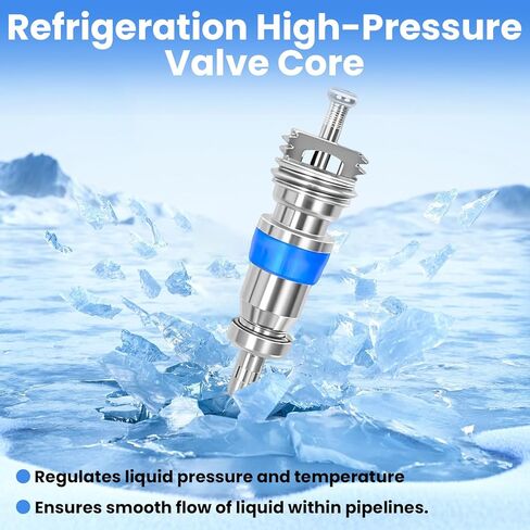 50 قطعة بديلة لصمام التيار المتردد، قلب صمام التيار المتردد النحاسي عالي الضغط، لمبرد R32 R410a R22، مصمم للفنيين المحترفين الذين يعملون ويحافظون على مكيف الهواء المنزلي in Kuwait