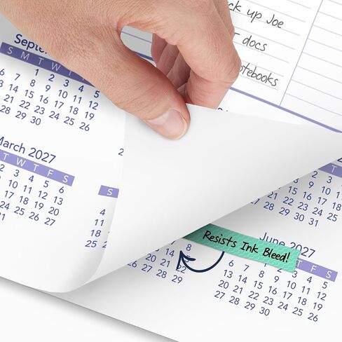 AT-A-GLANCE Wall Calendar 2026-2027 Planner, Academic 12-Month July-June, Monthly, 15-1/2" x 22-3/4", Ruled Daily Blocks (AY328) in Saudi Arabia