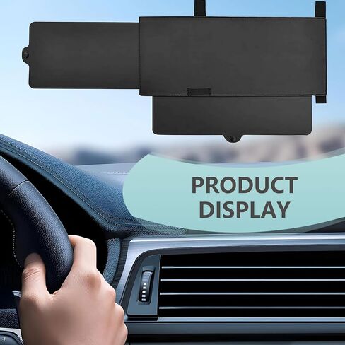 Car Sun Visor, Car Visor Extender Sun Blocker, Visor Accessories, Universal for Most Cars (Black #1 PC) in Saudi Arabia