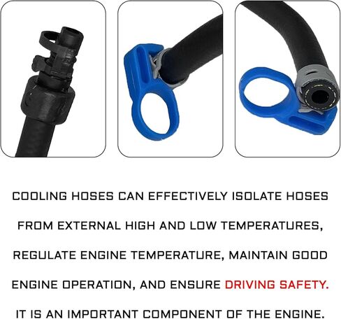 Engine Coolant Radiator Inlet Hose, Upper Radiator Coolant Reservoir Water Tank Overflow Hose Replacement, Engine Bypass Hoses for 2011-2016 Chevrolet Chevy Cruze, GM, Sonic, 13251447 13408385 in Saudi Arabia