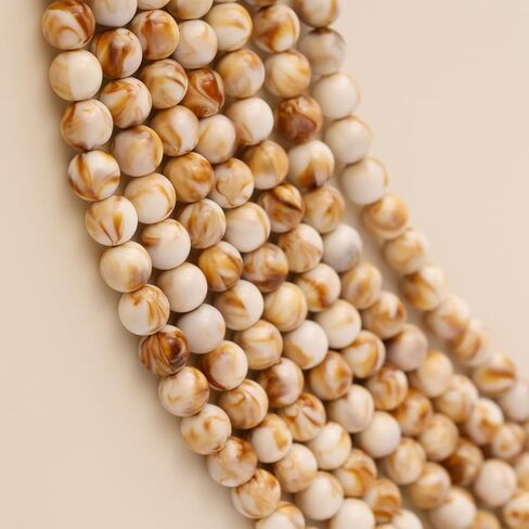 Multicolor Multi-Strand Resin Bead Choker Necklace with Vegan Leather Snap Clasp, Glamorous Faux Gemstone Statement Jewelry Gift for Women in Saudi Arabia