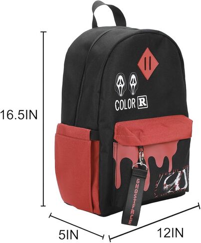Bioworld Ghostface Masks & Blood Drip Adult 16.5" Black Backpack in Saudi Arabia