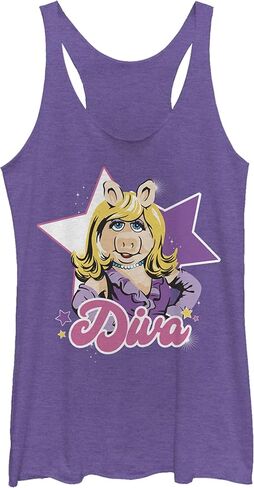 قميص بدون أكمام للسيدات من Fifth Sun Disney Muppets Diva Piggy in Saudi Arabia
