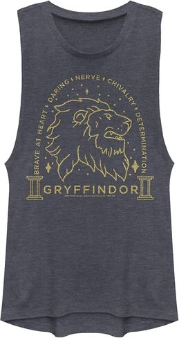 Harry Potter Women's and The Deathly Hallows Lion Line Art Women's Muscle Tank in Saudi Arabia