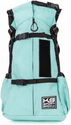 K9 Sport Sack Air 2 - Medium, Summer Mint - Ideal for Dogs with 17-19" Back Length - Durable, Breathable Backpack-Style Carrier - Perfect for Walks, Short Hikes & Public Transportation in Kuwait