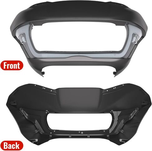 Front Outer Fairing for Road Glide 2015-2023,Upgraded Fairing with Light Cowl Headlight Cover w/DRL Turn Signal for Harley Touring CVO Road Glide 2015-2023 Accessories, Black in Saudi Arabia