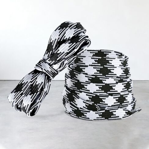 2Pairs Colored Shoelaces for TS1 Black Phantom Sneakers, 5/16"(8MM) Multicolor Argyle Flat Strings Replacement Laces in Saudi Arabia