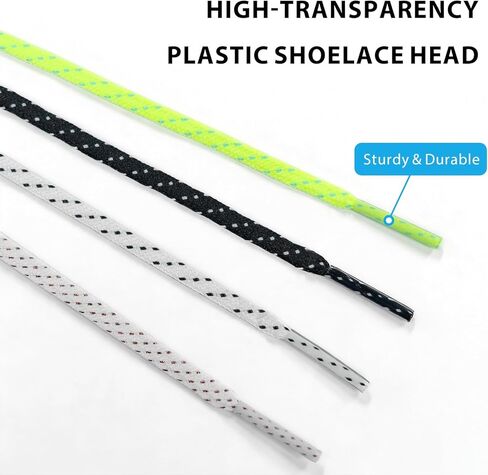 UamGlsob 4MM Soccer Shoelaces for Mercurial/Vapor/Superfly, Lightweight No-Fray Polyester Replacement Football Laces in Saudi Arabia