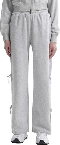 FASHIONSPARK Womens Wide Leg Sweatpants Baggy Lounge Pants with Ties Casual Athletic Loose Fit Straight Leg in Kuwait