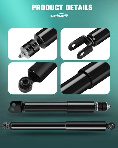 4x ممتصات الصدمات AUTOMUTO تناسب 1999-2006 لسيارة Chevy Silverado 1500,1999-2008 لـ GMC Sierra 1500 مع 344381 344386 صدمات السيارات - أمامي خلفي in Kuwait