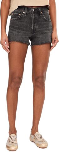 Levi's Women's 501 Original High-Rise Shorts (Also Available in Plus), (New) Hit Escape (Shrink-to-fit), 24, Standard in Saudi Arabia