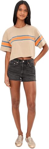 Levi's Women's 501 Original High-Rise Shorts (Also Available in Plus), (New) Hit Escape (Shrink-to-fit), 24, Standard in Saudi Arabia
