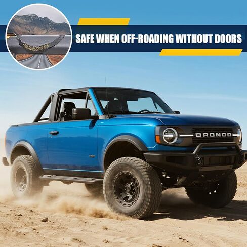 4 قطع من مقابض القضبان الدوارة، ملحقات Ford Bronco الداخلية، متوافقة مع Ford Bronco 2021 2022 2023 2024 2/4 باب (غير متوافقة مع Bronco Sport) in Saudi Arabia