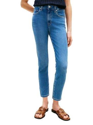 Tommy Hilfiger Womens Mid Rise Skinny Jeans with Stretch in Saudi Arabia