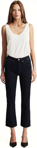 Mavi Jeans Anika High Rise Cropped Flare Jeans for Women – High Waisted Stretch Bootcut Denim, Trendy Wide Leg Fit in Saudi Arabia