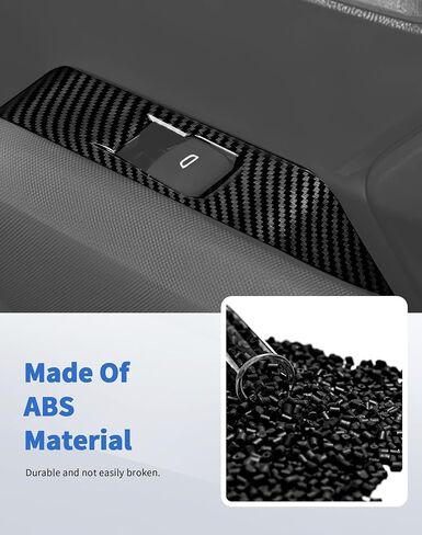 Carbon Fiber Window Lift Trim Switch Panel Cover Trim for Chevrolet Colorado/GMC Canyon 2023+ Interior Accessories in Saudi Arabia
