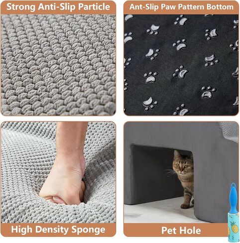 سلالم الكلاب من A.FATI للأسرة المرتفعة حتى 30-36 بوصة، و6 طبقات من سلالم الكلاب، وسلالم الحيوانات الأليفة يمكن ضبطها على الجانب الأيسر من السرير، ومنحدر غير قابل للانزلاق للكلاب الصغيرة والحيوانات الأليفة القديمة in Kuwait