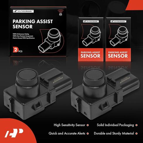 A-Premium 2-PC Reverse Backup Parking Assist Sensor Compatible with Select Lexus Models - LS460 2007-2014, LS600h 2008-2014, Replace# 8934150060 in Saudi Arabia
