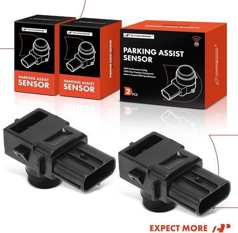 A-Premium 2-PC Reverse Backup Parking Assist Sensor Compatible with Select Lexus Models - LS460 2007-2014, LS600h 2008-2014, Replace# 8934150060 in Saudi Arabia
